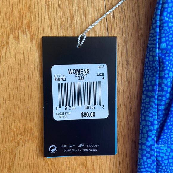 Nike blue golf shorts sz 4 - Picture 2 of 5